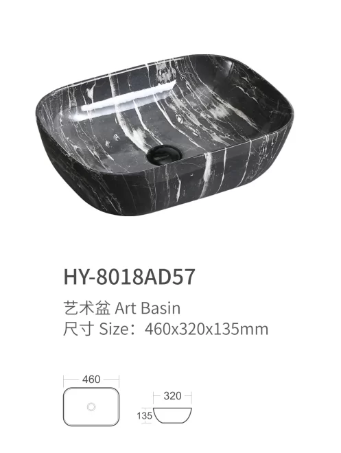 Stone Texture Wholesale Ceramic Vessel Sink Factory Supply-1