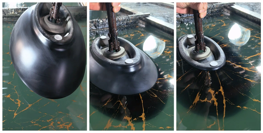 Comment fonctionne l'impression par transfert d'eau sur les lavabos en céramique-2