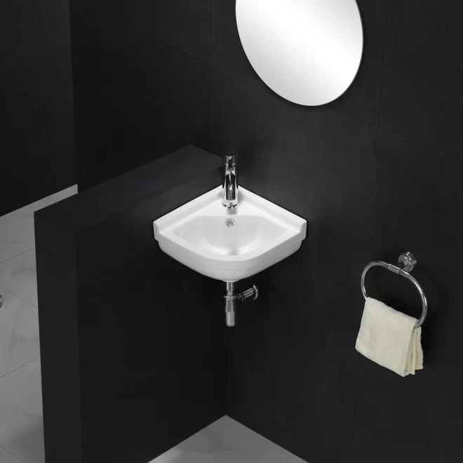 Wholesale Wall Mount Corner Sinks, Classical Design Basins-5