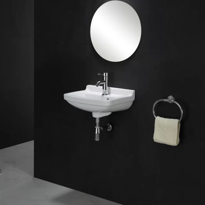 Factory Wholesale Wall Mounted Sinks, Porcelain Wash Basins-3