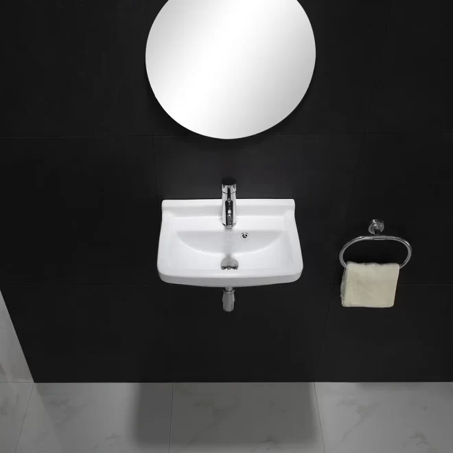 Factory Wholesale Wall Mounted Sinks, Porcelain Wash Basins-6
