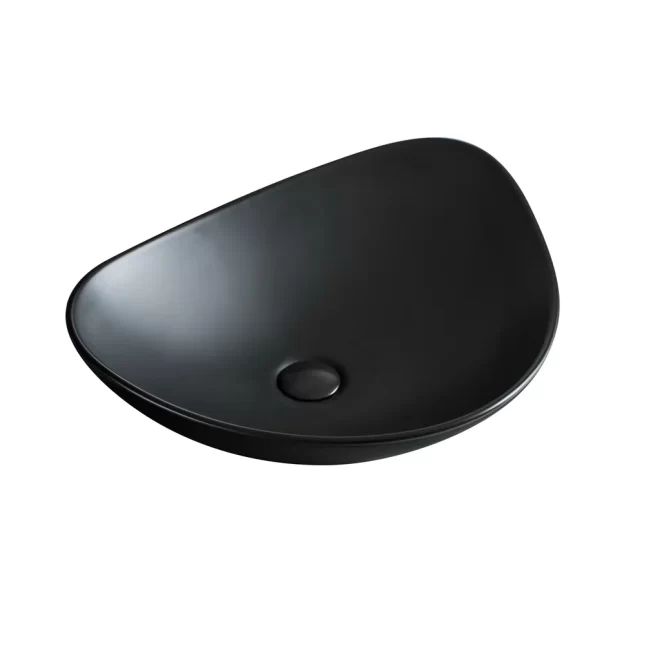 Wholesale Porcelain Lavatory Sinks, Luxury Matte Black Basin-2
