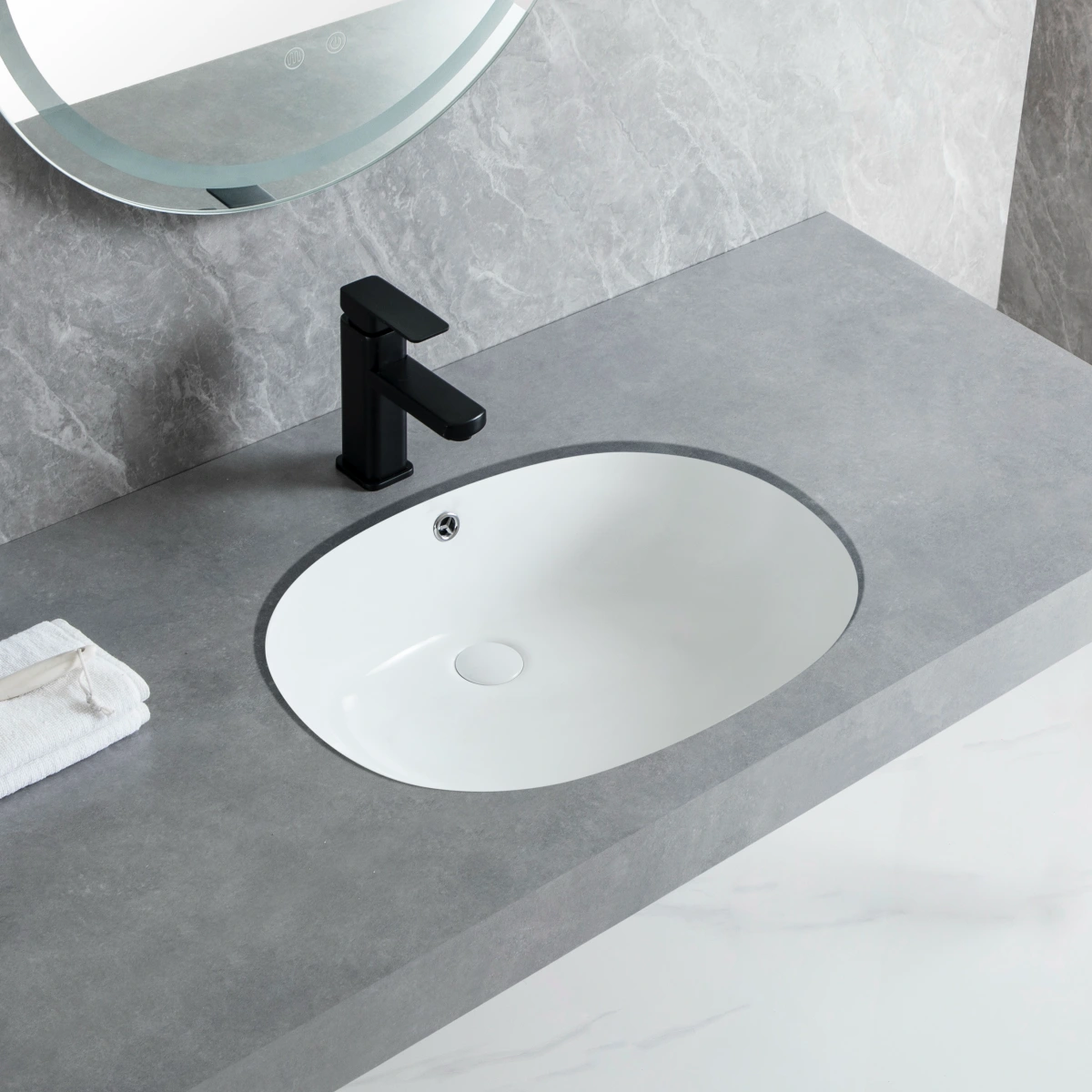 HanYu ceramic bathroom sink manufacturer, wholesale undermount wash basins