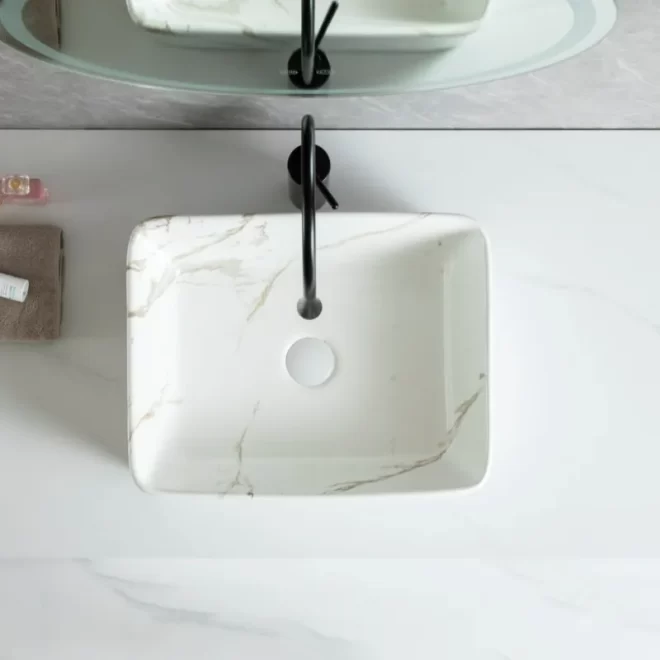 Wholesale Countertop Vessel Sinks, Thin Vanity Wash Basins-3