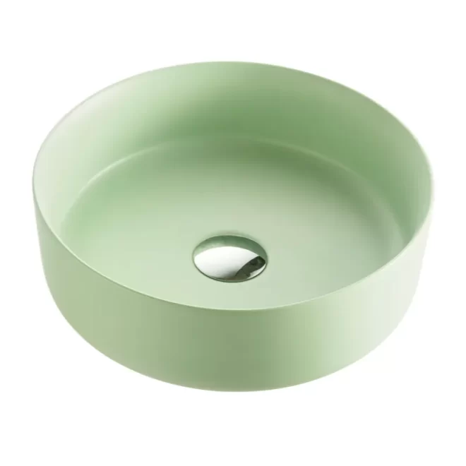 Fregaderos de Lavabo Verde Mate al por mayor, Pedido al por mayor Fregadero de Vasija