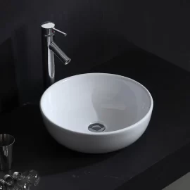 Wholesale Bathroom Countertop Basin, Round Ceramic Sinks
