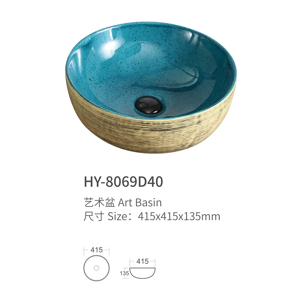 Lavabo de Cerámica a Medida, Lavabo de Mármol Porcelana Art Sink