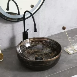 Wholesale Round Bathroom Sinks, Bulk Custom Paint Wash Bains