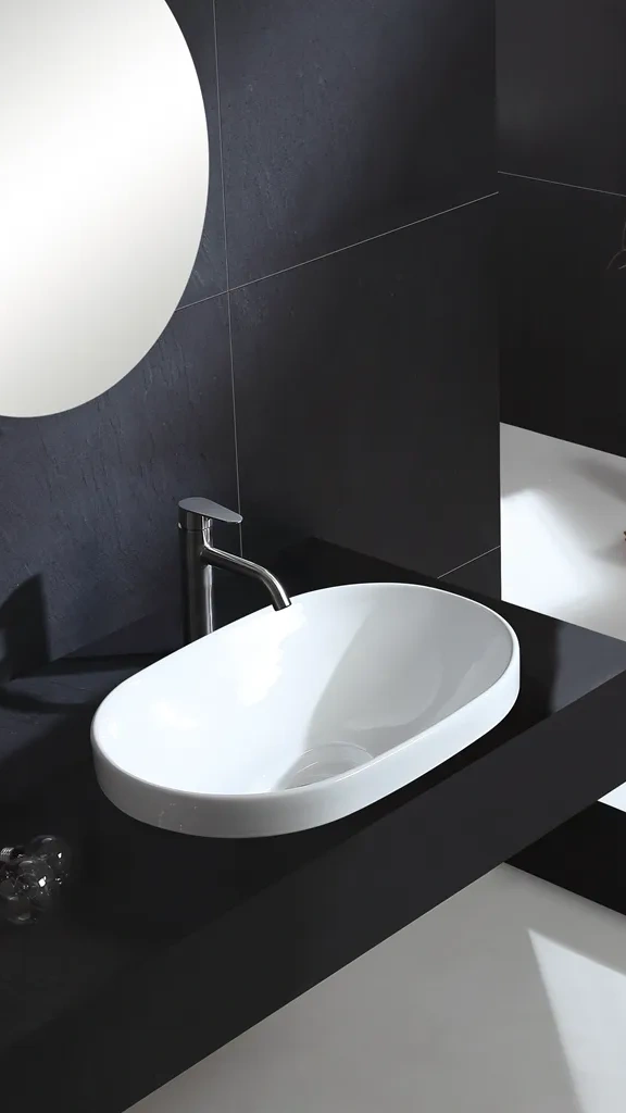 한유의 도매 드롭인 욕실 싱크대