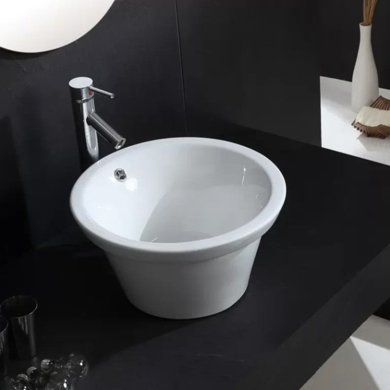 round-drop-in-sink​-wholesale-white-ceramic-basin-supply-4