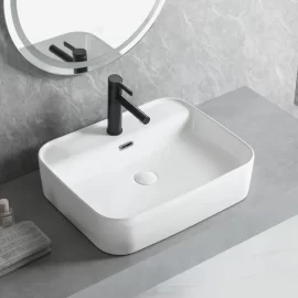 Wholesale Rectangular Bathroom Sink, Top Mount Wash Basins
