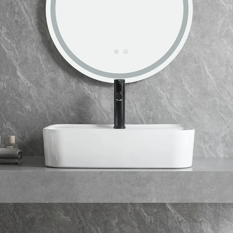 Wholesale Rectangular Bathroom Sink, Top Mount Wash Basins