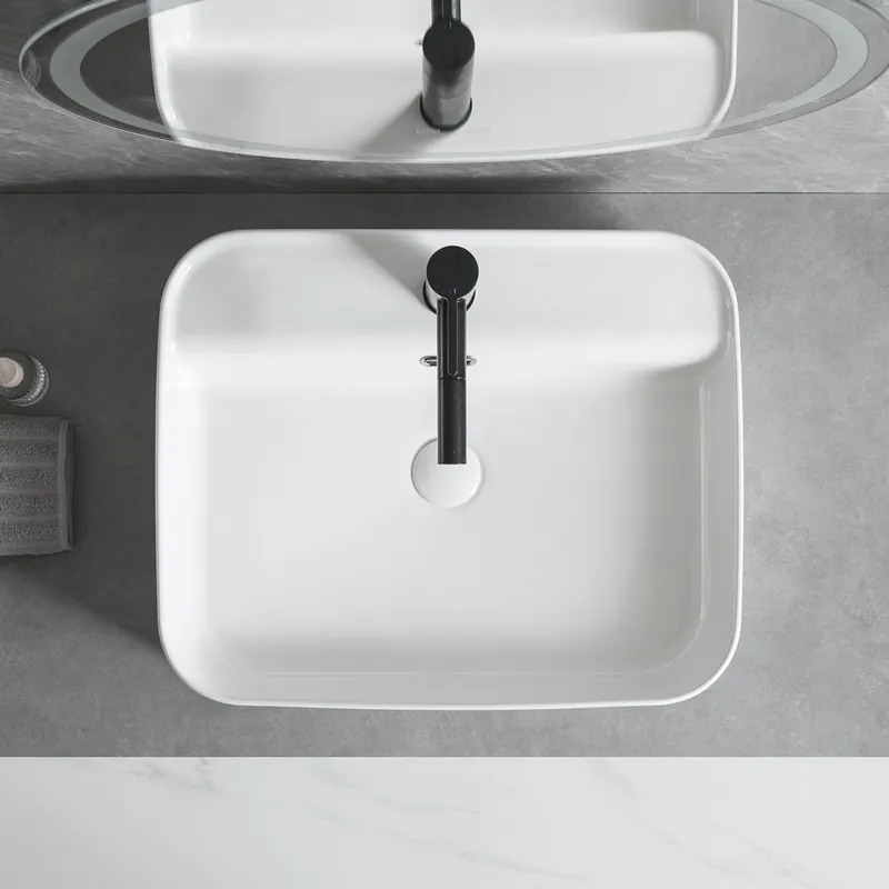 Wholesale Rectangular Bathroom Sink, Top Mount Wash Basins