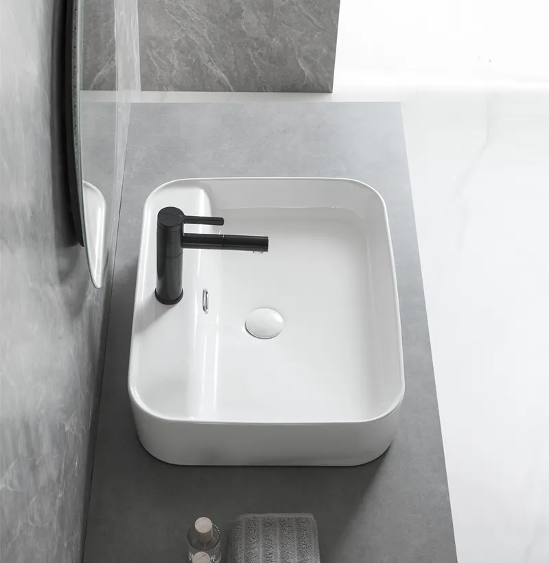 Wholesale Rectangular Bathroom Sink, Top Mount Wash Basins