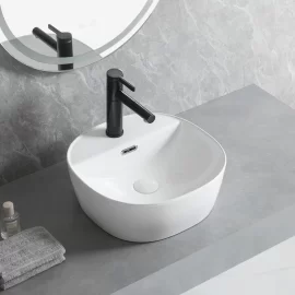 Factory Bulk Ceramic Countertop Basin, Rectangular Bath Sink