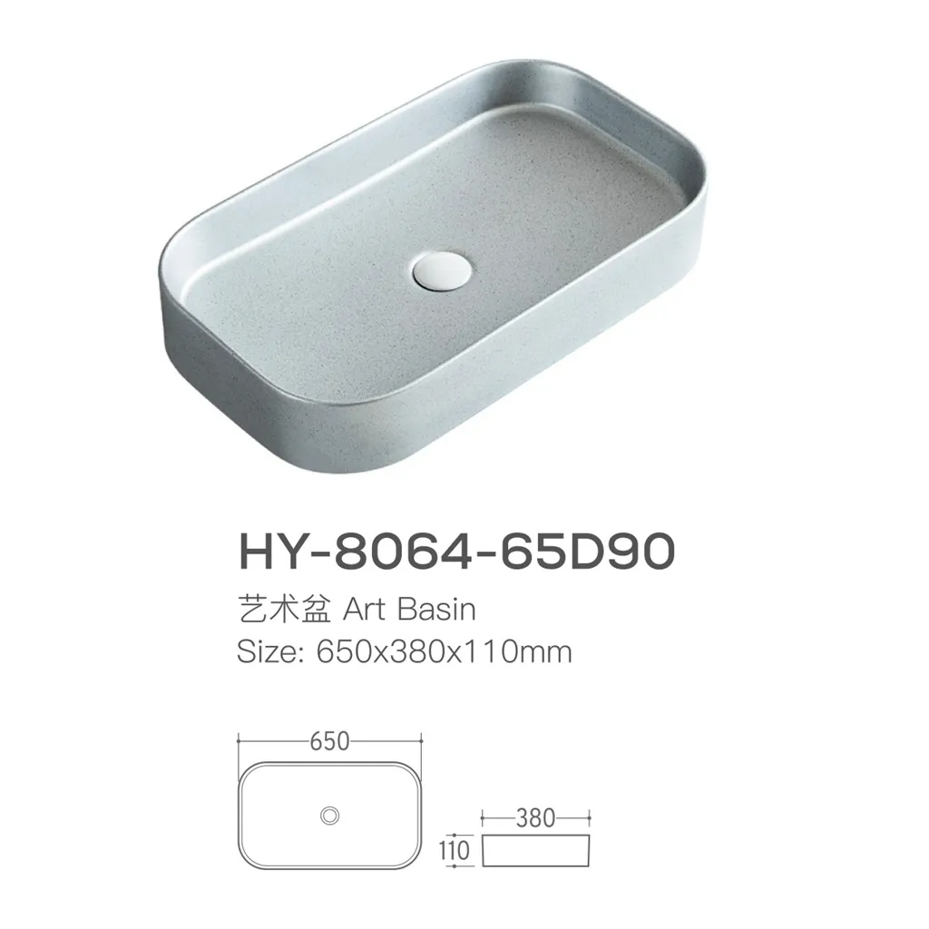 Wholesale Low Price Marble Style Bathroom Basin Sinks, Colorful Art Ceramic Counter Top Face Washing Sinks