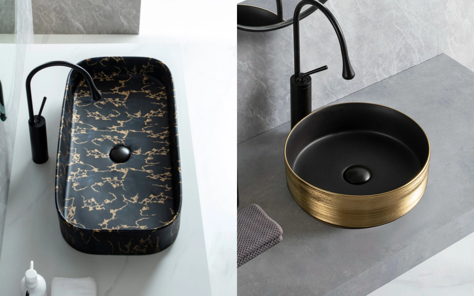 Ceramic Sink Guide, Water Transfer Printing vs. Electroplated Sink