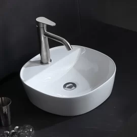 Wholesale Ceramic Table Top Basin, Custom Square Bath Sinks