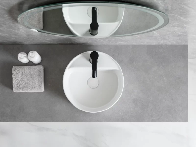 Custom Ceramic Vessel Sinks with Faucet Holes for the Brazilian Market-10