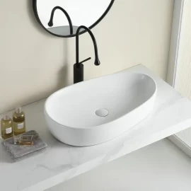 Factory Wholesale Countertop Bathroom Basin With Overflow