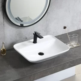 Custom Ceramic Vessel Sink, Hotel Countertop Basin Wholesale