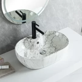 Marble Look Bathroom Sink Wholesale, Custom Marble Basin