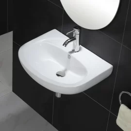 注文の陶磁器の壁に取り付けられた流し、容易きれいな洗面器卸売