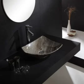Custom Marble Countertop Sink, Irregular Ceramic Basin Bulk