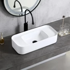 Custom Above Counter Basin, Rectangle Ceramic Sink Wholesale
