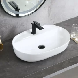 Factory Wholesale Bathroom Sinks, Easy-to-Clean Countertop Basin