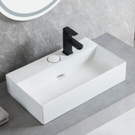 Factory Supply Ceramic Square Basin, HY-8212 Unique Bathroom Sink
