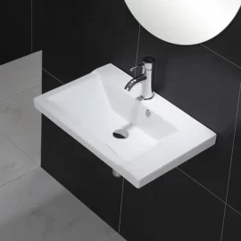 Wholesale Wall-Hung Bathroom Sink, HY-5069 610mm Wide-Rim Basin